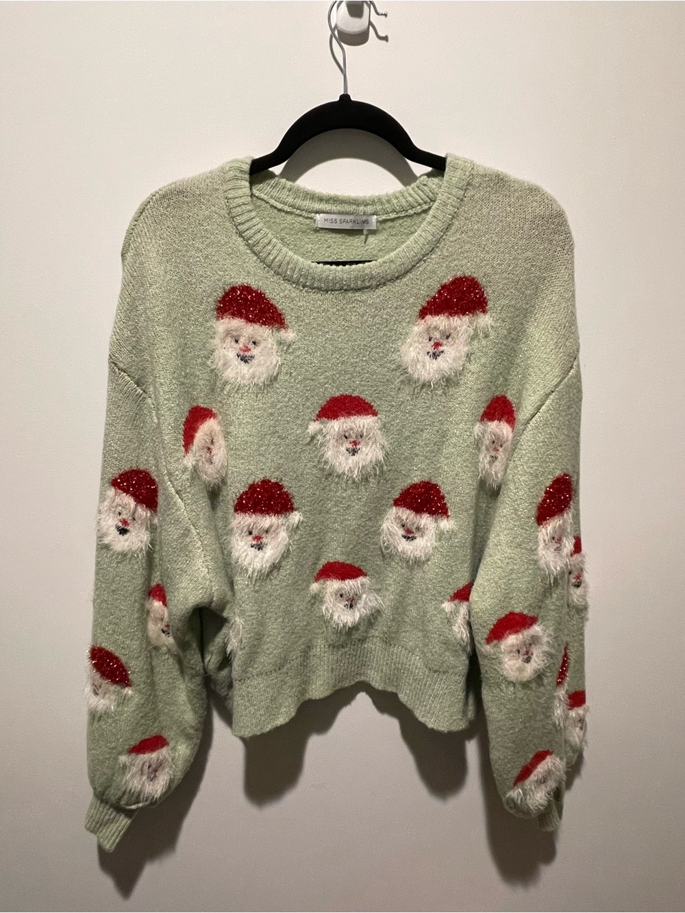 Santa Chenille Crewneck Sweater